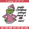 Grinch chrismas Embroidery Design, Grinch Embroidery, Embroidery File, Chrismas Embroidery, Anime shirt,Digital download.jpg