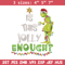 Grinch Is this jolly enough Noel merry christmas Embroidery design, Grinch Embroidery, Logo shirt, Digital download.jpg