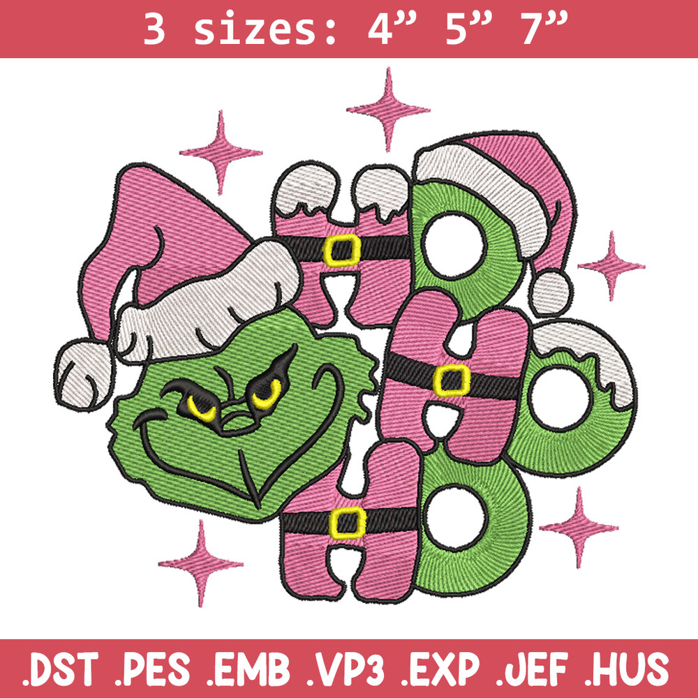 Grinch laugh embroidery design,Chrismas design, Embroidery shirt, Embroidery file, Grinch embroidery, Digital download.jpg