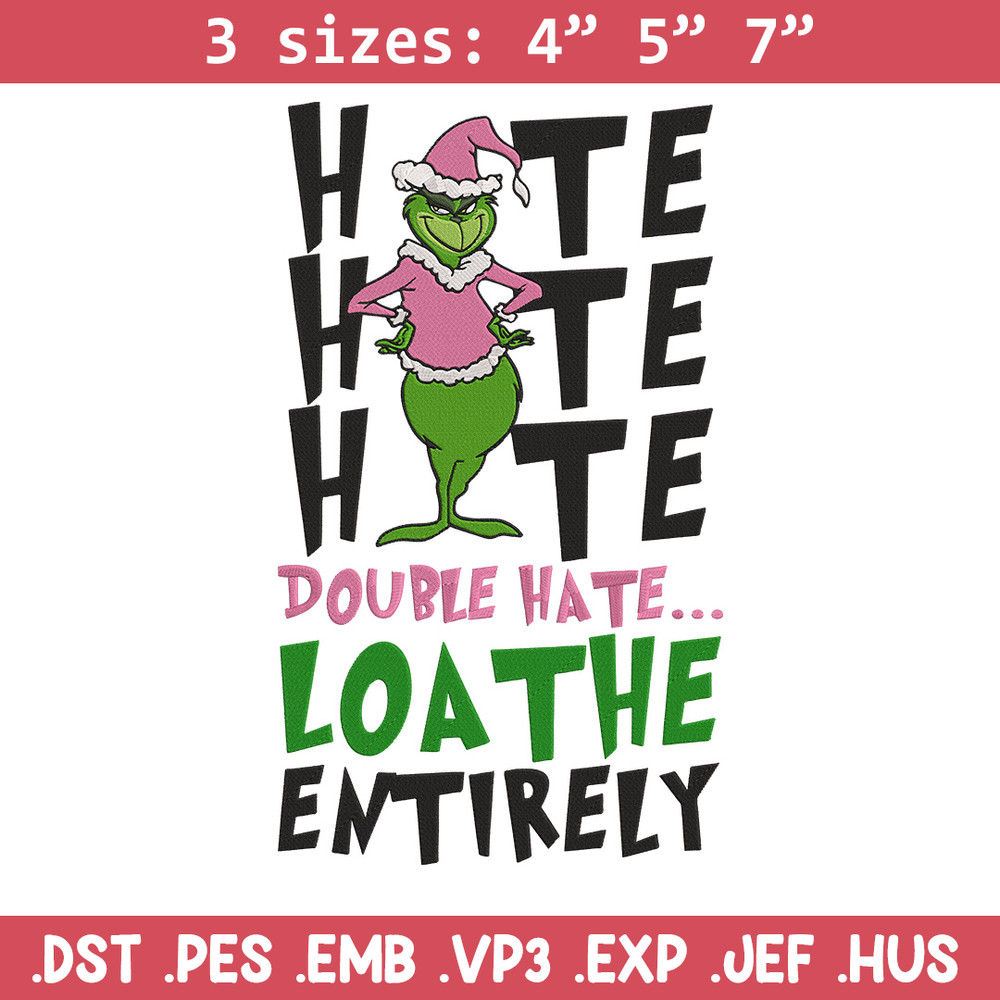 Grinchmas Embroidery Design, Grinch Embroidery, Embroidery File, Chrismas Embroidery, Anime shirt,Digital download..jpg