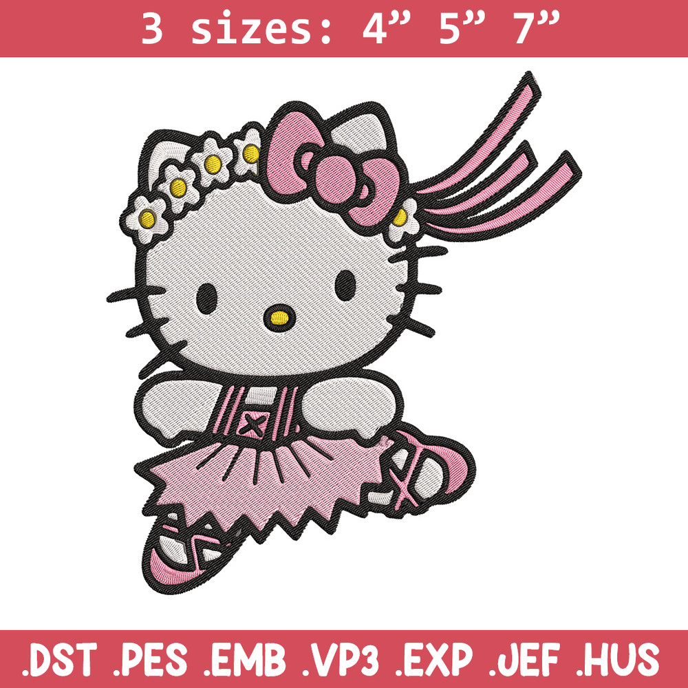 Hello kitty bale Embroidery Design, Hello kitty Embroidery, Embroidery File, Anime Embroidery, Digital download..jpg