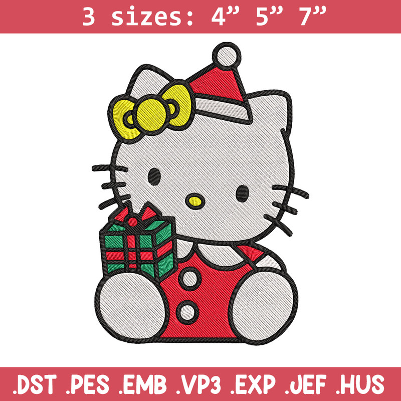 Hello kitty chrismas Embroidery Design, Hello kitty Embroidery, Embroidery File, Anime Embroidery, Digital download.jpg
