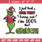 I Just Took A DNA Test Grinch Embroidery design, Grinch christmas Embroidery, Grinch design, Instant download.jpg