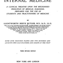 The Diagnostics on Internal Medicine 1922