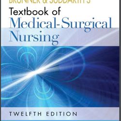 TEST BANK Brunner and Suddarth's Textbook of Medical-Surgical Nursing 12 edition PDF