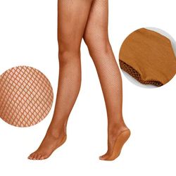 Professional Hard Mesh Tights Latin Dance Fishnet Stockings Competition Special Pantyhose Sole Non Slip Bone Line Oxford