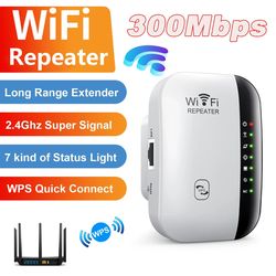 5G Wireless WiFi Repeater TOP WiFi Extender Amplifier Booster Router 802.11N WPS Long Range 7 Status Light WiFi RepeateR