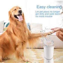 Pet Automatic Foot Washing Cup Smart Automatic Dog Cat Cleaning Paw Pet Cleaning Cup