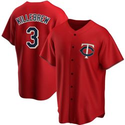 harmon killebrew no.3 twins team baseball jersey printed fanmade