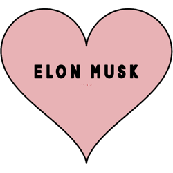 I Love Elon Musk Heart