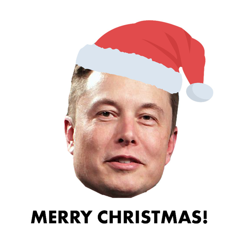 Santa Elon Musk Merry Christmas.png