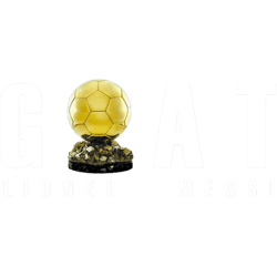 goat lionel messi design with ballon dor