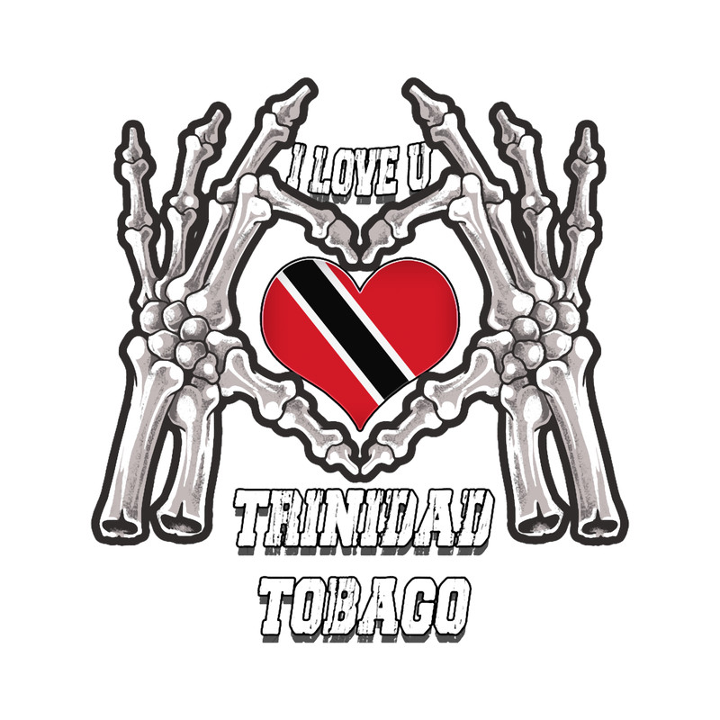 I love you rinidad and Tobago,rinidad and Tobago Heart ,Trinidad Heartbeat EKG Pulse ,.png