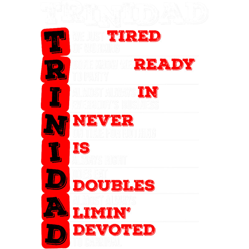 The Meaning Of Trinidad - Trini To De Bone, Trinidad Slang, Trinidad And Tobago .png