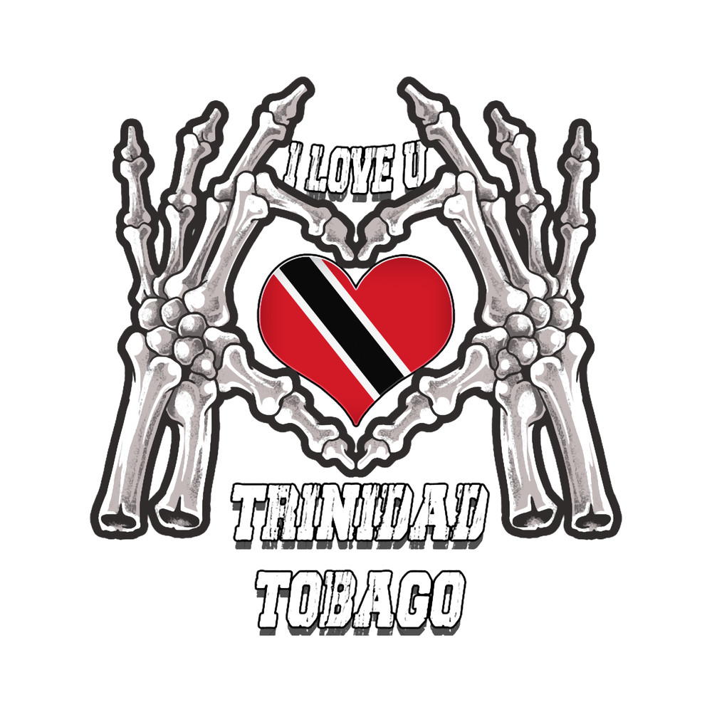 I love you rinidad and Tobago,rinidad and Tobago Heart ,Trinidad Heartbeat EKG Pulse ,.png