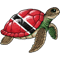 Turtle flag of Trinidad and Tobago,Trinidad and Tobago Turtle ,Trinidad and Tobago mens, funny Trini.png