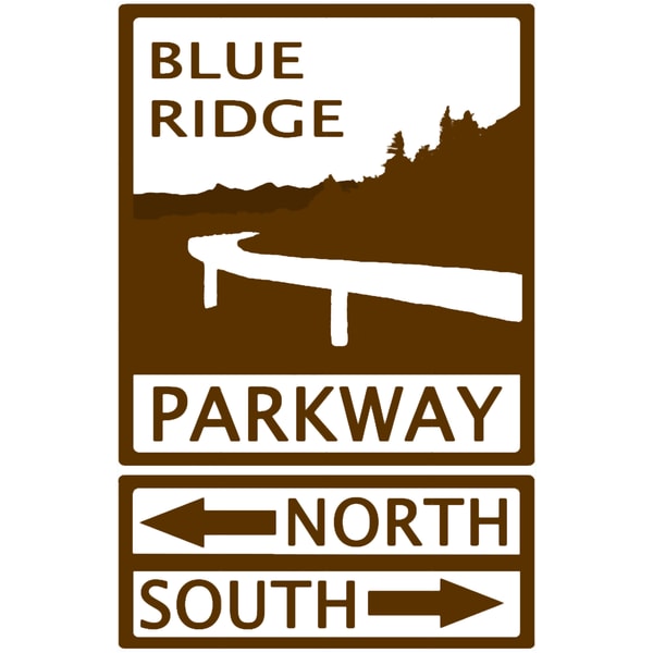 Blue Ridge Parkway Road Sign | Inspire Uplift