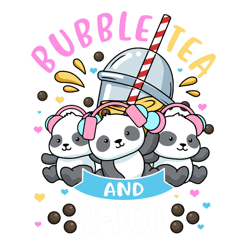 Bubble Tea K-Pop Gift Girls Boba Tea Gift Korea Bubble Tea .png
