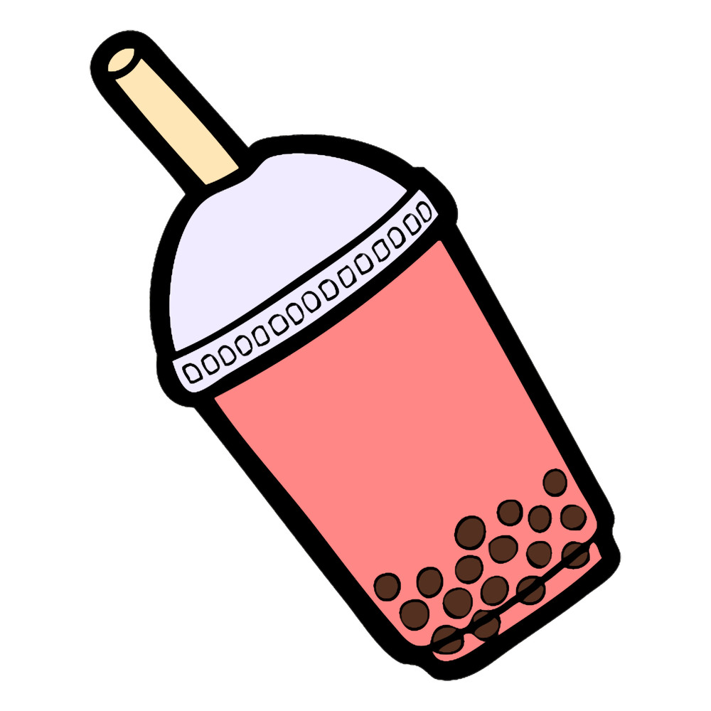 Bubble Tea Pattern in Mint.png
