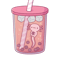 Cute Axolotl Swimming In Bubble Tea .png