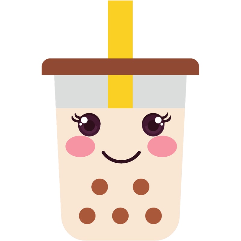 Cute Boba Milk Tea Kawaii Bubble Tea Lover.png