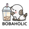 Little Bobaholic Puppy Loves Boba Tea! .png