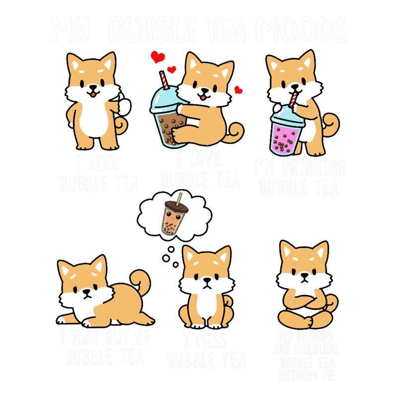 Shiba Inu Bubble TeaWomen Boba Tea Dog Bubble Tea .png