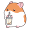 Squishy Hamster Loves Boba .png