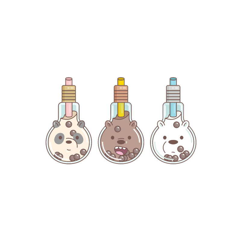 The Bear Bubble Tea, We Bare Bears Fan Art.png