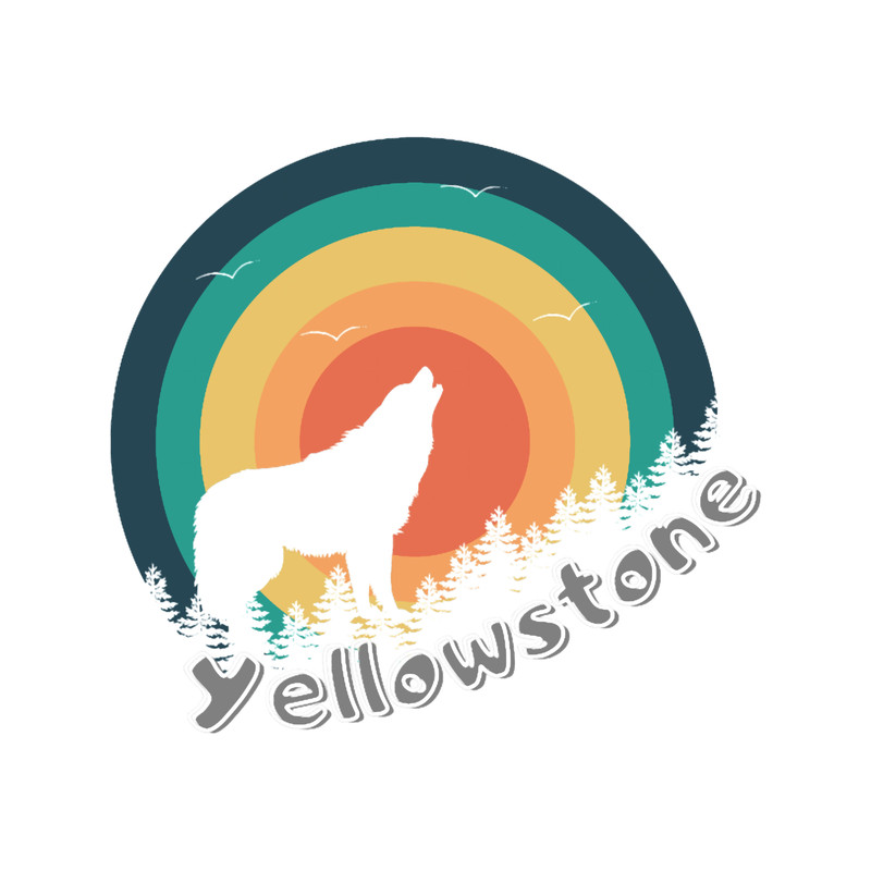 wolf Yellowstone national park .png