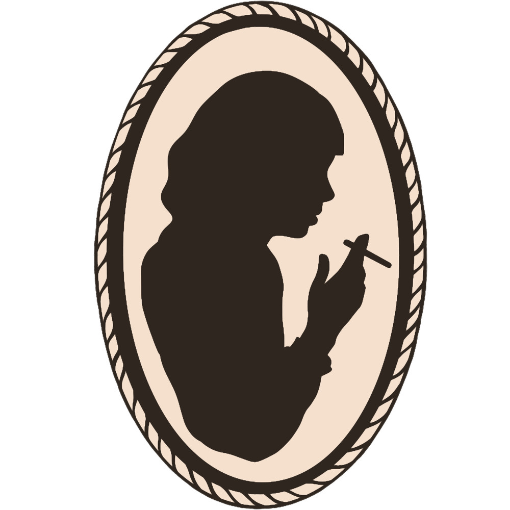 Eloise Bridgerton profile silhouette .png