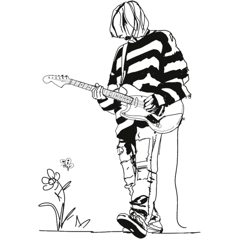 Kurt Cobain, who changed the music of the 90s.png