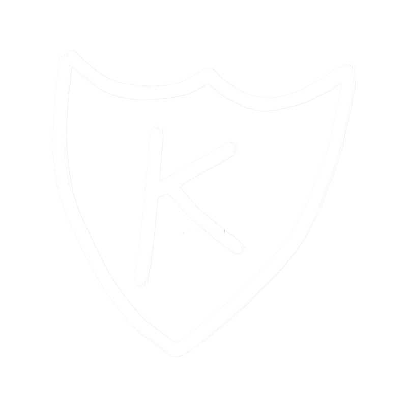 Kurt Cobain - K tattoo, K records (White) .png