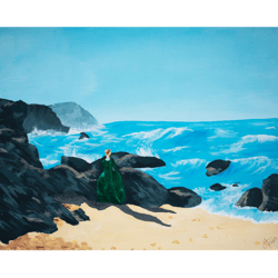 portrait of a lady on fire painting (1)