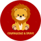 Cute lion courageous and brave.png