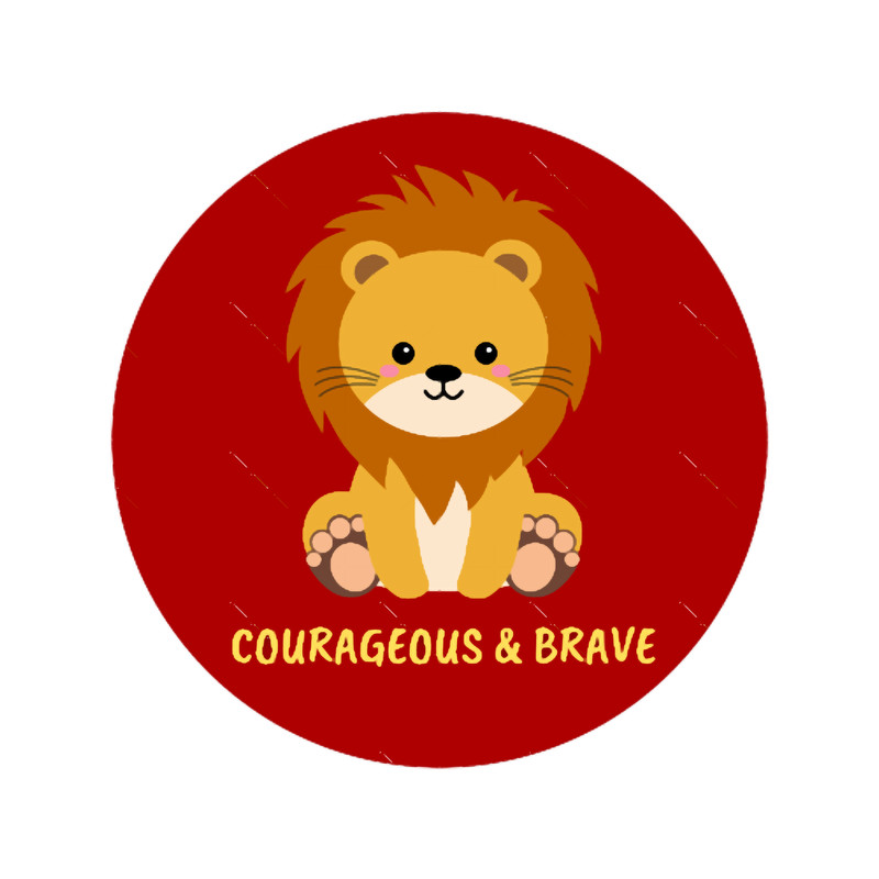Cute lion courageous and brave.png
