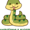 Cute snake ambitious and clever.png