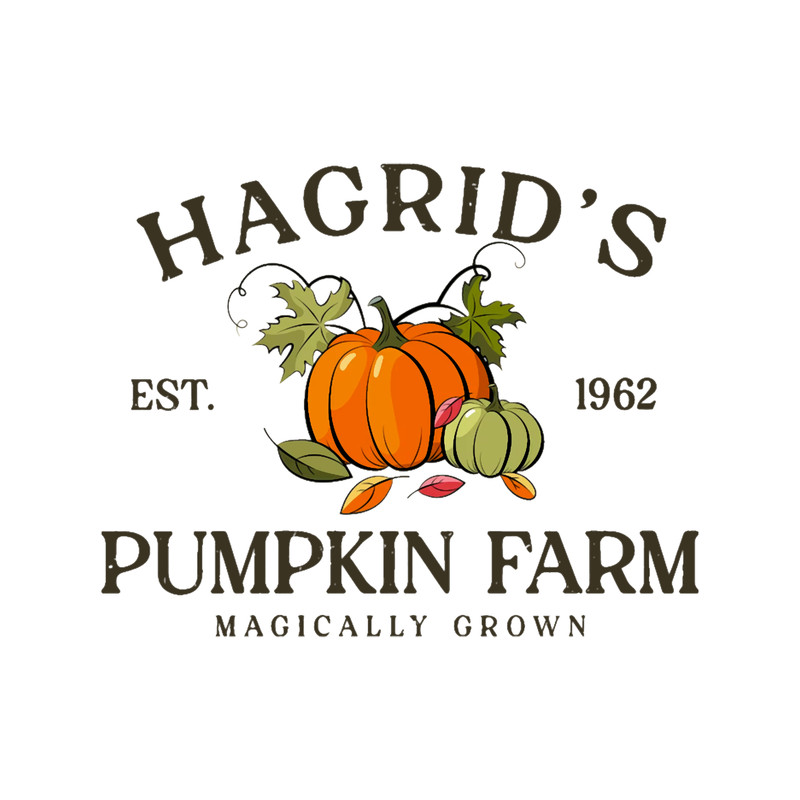 Hagrid_s Pumpkin Patch Fall HP Fan Potterhead Wizard HP Inspired Harry Potter HarrypotterT-.png