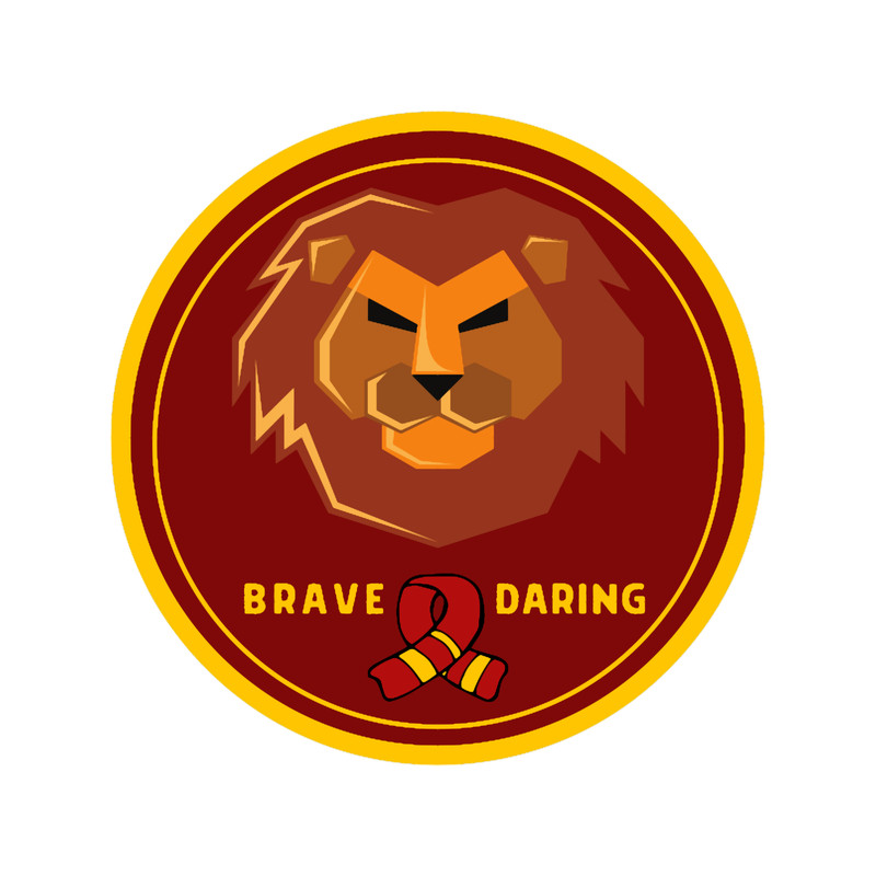 Strong Griffin Lion Badge with Scarf.png