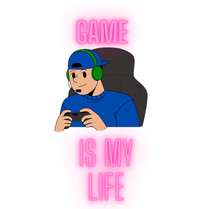 Gamer , Game is may life.png