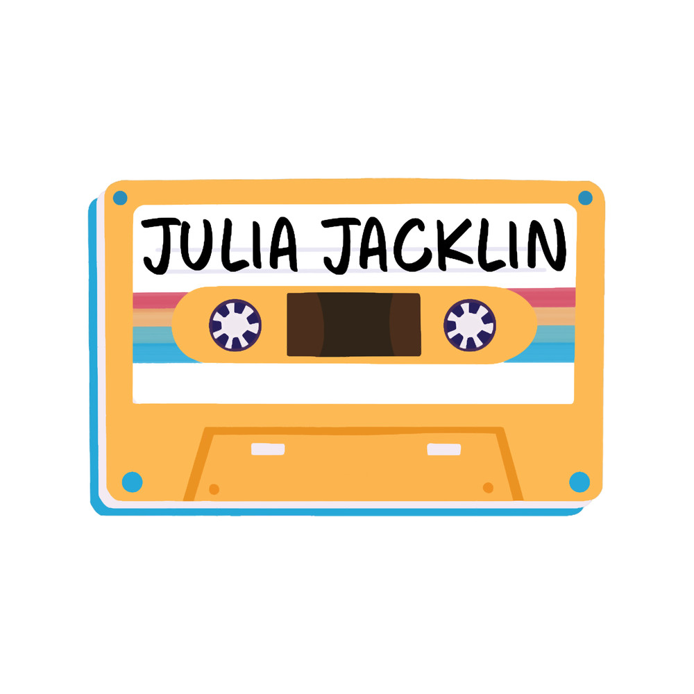 Julia Jacklin Yellow Rainbow Cassette Tape Music Design.png