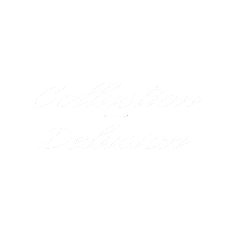 Collusion Delusion in Script for Dark Colors Fitted Scoop .png