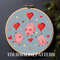 Floating Pigs Cross Stitch Pattern Cute Valentine Day Embroidery With Heart Balloon 0