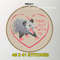 Funny Possum Valentine Cross Stitch Pattern Quirky Love Embroidery With Cute Animal 3