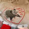 Funny Possum Valentine Cross Stitch Pattern Quirky Love Embroidery With Cute Animal 1