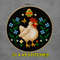 Spring Hen Cross Stitch Pattern  Farmhouse Easter Embroidery With Flowers  Eggs 2
