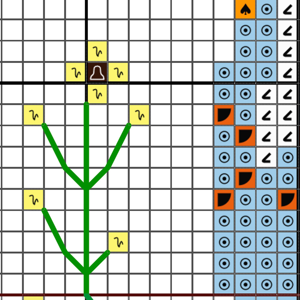 Happy Easter Cross Stitch Pattern  Traditional Folk Easter Egg Embroidery Design 3