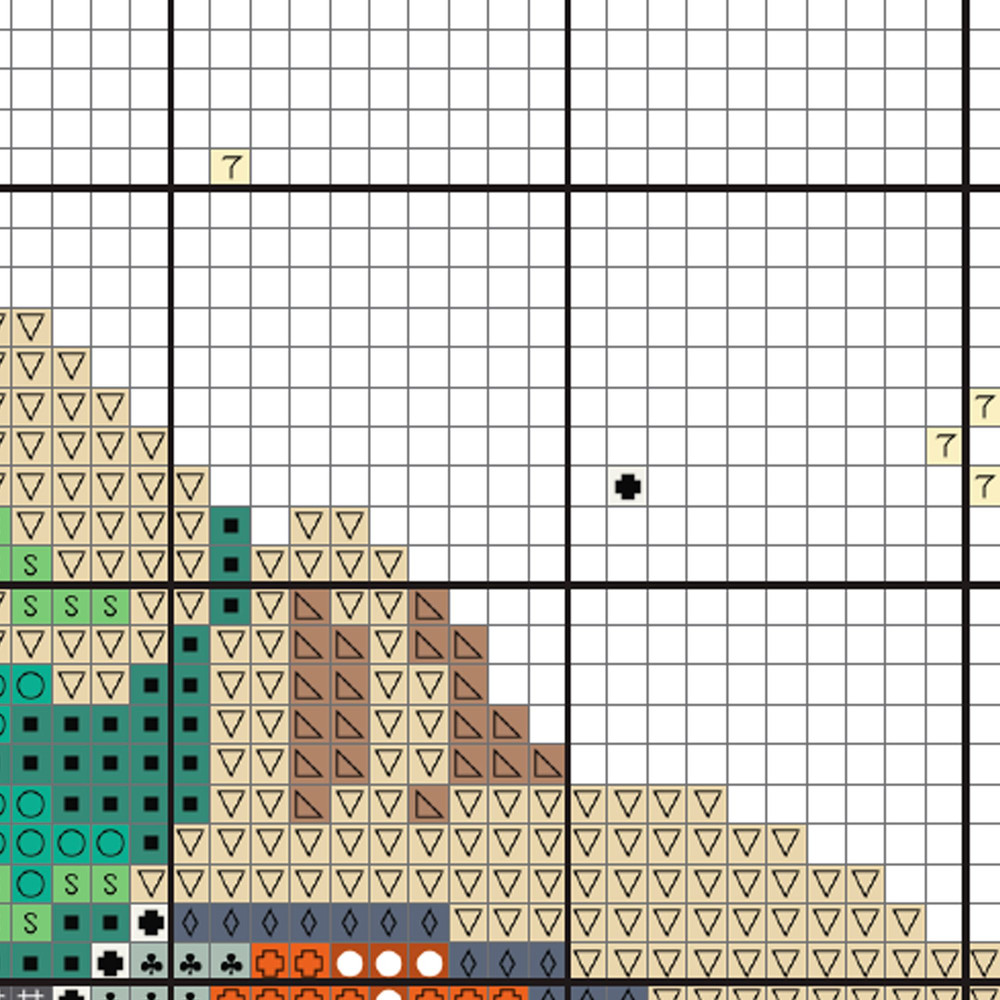 Floating Astronaut Cat Cross Stitch Pattern  Space Kitten Embroidery PDF 3