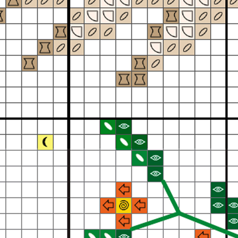 Autumn Ghost Cross Stitch Pattern  Cozy Fall Halloween Embroidery PDF 3