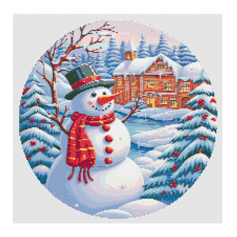 Manor House Snowman Cross Stitch.jpg